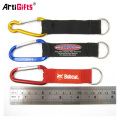 Customized Cheap gift climbing aluminum carabiner keychain no minimum